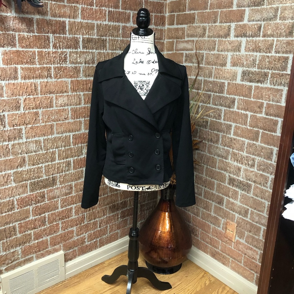 No Boundaries Juniors Black Jacket Size XL